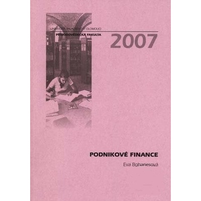 Podnikové finance - Eva Bohanesová