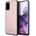 GUESS Iridescent Leather Hard Case - дизайнерски кожен кейс за Samsung Galaxy S20 Plus (розово злато)