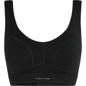 Icebreaker Дамски спортен сутиен Icebreaker Women's Merino Queens Clasp Bra Sports bra - Black - размер XS (114-3712-0111)