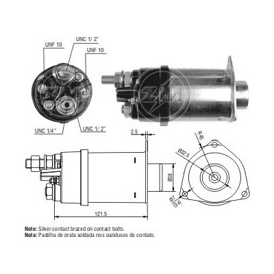 Spínač startéru 10478898 Delco 1115641