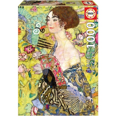 Educa Lady With a Fan Gustav Klimt a Fix lepidlo 1000 dielov