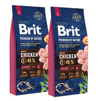 Brit Premium By Nature Junior L 2x15кг