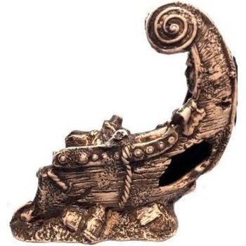 Image 1 of Част От Потънала Гондола Декорация За Аквариум (Рђ1322)