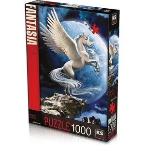 KS Games Авторски Пъзел от 1000 части - Магически Еднорог (64x48)