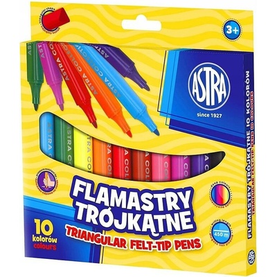 Fixky , fixky na značenie tenké popisovače na kreslenie, sada Astra 10 ks