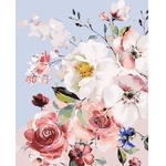 Smart Flamingo Creative set Flamingo Line Painting by numbers 40x50cm Flowers (FSY195)