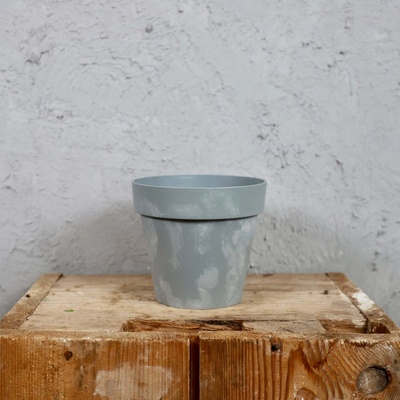 Prosperplast CUBE BETON EFFECT Kvetináč 17cm, sivá DCUB170E