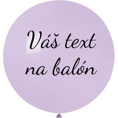 Svet balonku Balón s textom Liliový 80 cm