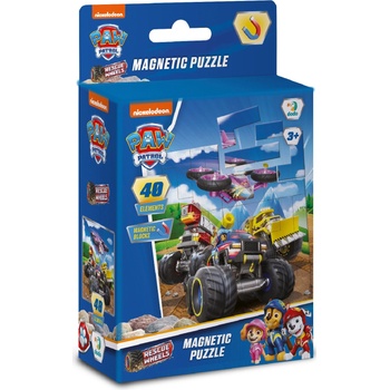 dodo Магнитен пъзел Dodo от 35 части - Пес Патрул: На колела (200650)