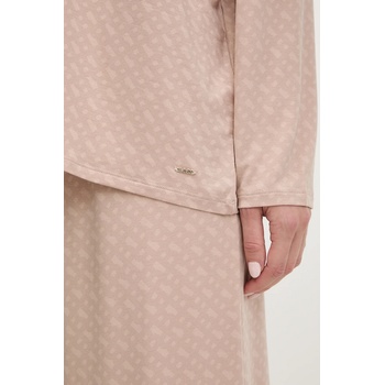 BOSS Горнище на пижама с дълги ръкави boss в бежово 50550693 (50550693)