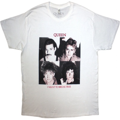 Queen I Want To Break Free White M Риза (QUTS112MW02)