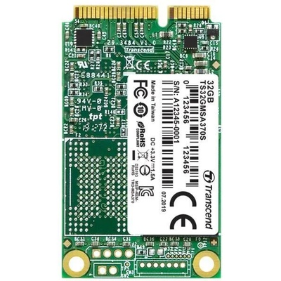 32GB mSATA SSD SATA III MLC (TS32GMSA370S)