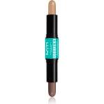 NYX Professional Makeup Wonder Stick Dual Face Lift двустранна контурираща писалка цвят 01 Fair 2x4 гр