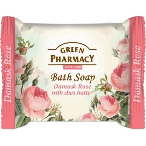 Green Pharmacy ЗЕЛЕН твърд сапун с дамаска роза и масло от ший 100 г