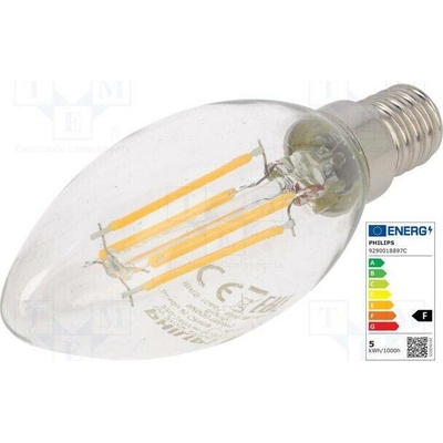 Philips 8718699763077 žárovka LED teple bílá E14 230VAC 470lm P 4,3W 2700K
