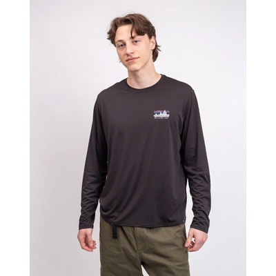 Patagonia M's L/S Capilene Cool Daily Shirt '73 Skyline Black