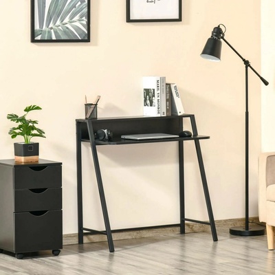 Goleto Kancelářský PC stůl 84 x 45 x 85 cm | černý