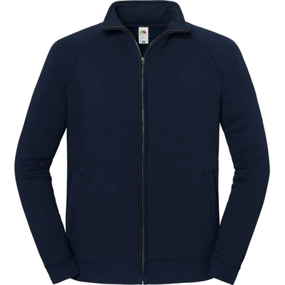 Fruit of the Loom ICONIC PREMIUM SWEAT JACKET / Суитшърт с цип от плътен памук - тъмносиньо XXL (162290a3605)