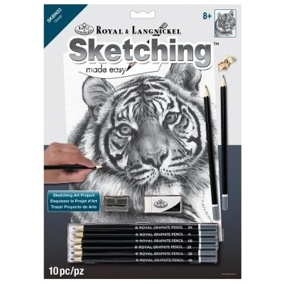 Royal & Langnickel - Творчески комплект за графика - Тигър (SKBN22)
