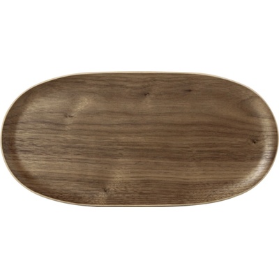 IHR Dřevěný oválný podnos 31cm