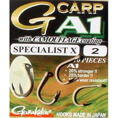 Gamakatsu G-Carp Specialist X vel.8 10 ks