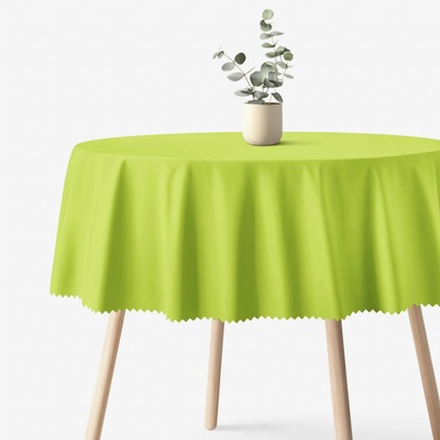 Goldea okrúhly teflónový obrus zelený Ø 120cm