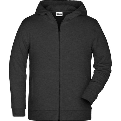 Daiber JN 8026K dětská mikina na zip black heather