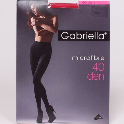 Микрофибърен чорапогащник в червен цвят - 40 den