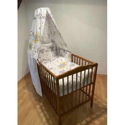 SDS 4dílná sada Medvídci šedá bavlna 130 x 90 cm – Zboží Dáma
