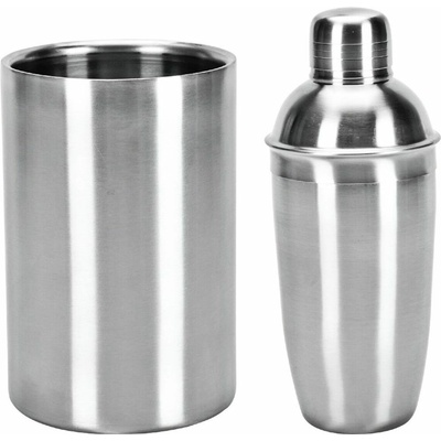 EXCELLENT HOUSEWARE Barmanská sada nerez shaker + chladič na lahve KO-A12441330
