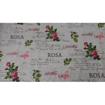 Dekoračná látka CLOE ROSA 280 cm šírka 280 cm