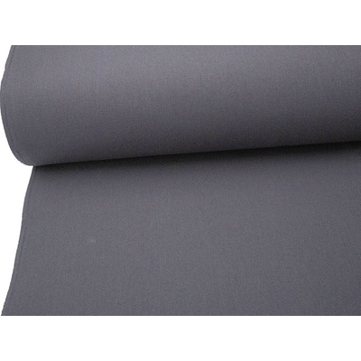 Mirtex Tkanina TENDA SOLE RIMINI 220/269 Tmavě šedá Dark Grey šíře 140cm