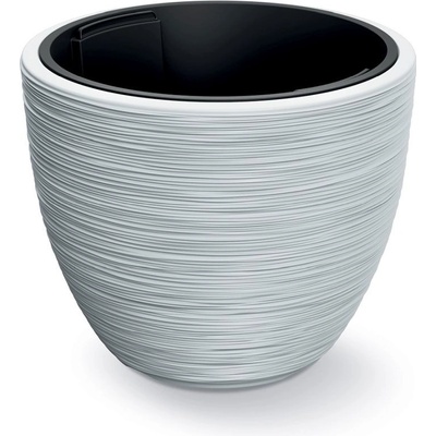 Prosperplast Květináč s vkladem FURU bílý 29,8cm