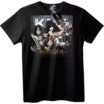 NOONEBRAND Тениска KISS Чудовищен Бандa - XL, Black