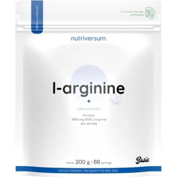 Nutriversum L-Arginine Powder | 100% Pure [200 грама] Неовкусен