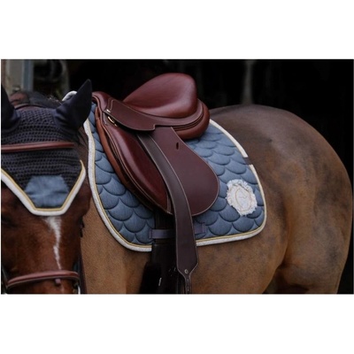 EQUITHEME Podsedlová dečka Denim šedá