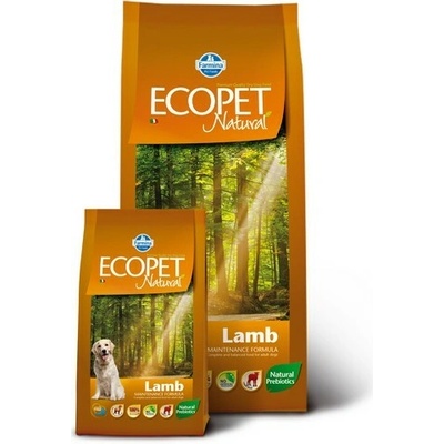 Ecopet dog Adult Medium jahňa 14 kg
