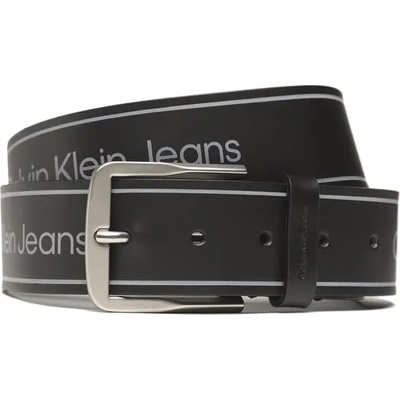 Calvin Klein Jeans Мъжки колан Calvin Klein Jeans Round Classic Belt Aop 40Mm K50K510159 Черен (Round Classic Belt Aop 40Mm K50K510159)