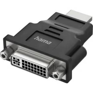 Hama Адаптер HAMA, HDMI мъжко - DVI женско, Ultra-HD 4K, Черен (200339)