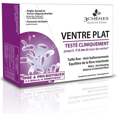 3 Chênes Таблетки за плосък корем 3 Chenes Ventre Activ, 60 таблетки (VEPL)