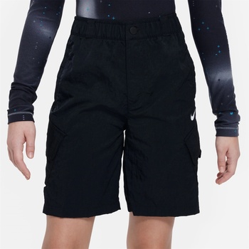 Nike Детски къси панталони Nike Outdoor Play Big Kids' Woven Cargo Shorts - Black