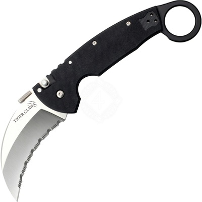 Cold Steel zavírací karambit Tiger Claw se zubatým ostřím