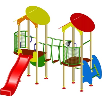 Playfactory КОМБИНИРАНО ДЕТСКО СЪОРЪЖЕНИЕ ps0017-1 (ps0017-1)