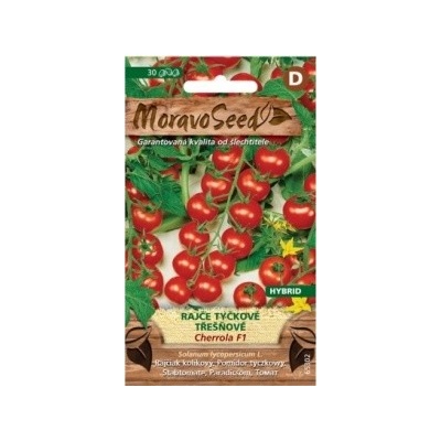 Semínka MoravoSeed Rajče tyčkové třešňové CHERROLA F1 - hybrid 65302