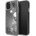 GUESS Glitter Hard Case - дизайнерски кейс с висока защита за iPhone 11 Pro Max (сребрист)