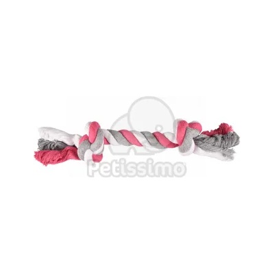 Flamingo Jim Playing Rope - въже за дъвчене с 2 възела, розово XL