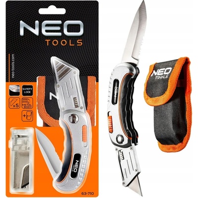 NEO TOOLS 63-710 nůž zavírací s výměnným břitem a zásobníkem