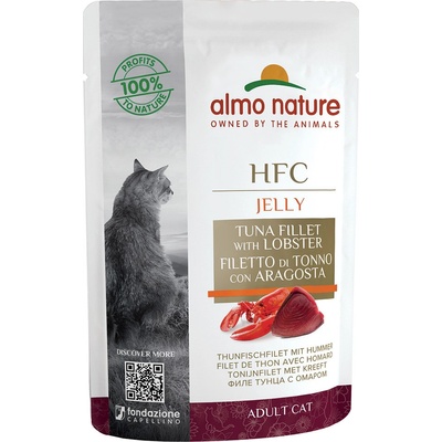 Almo Nature HFC Jelly filé z tuňáka s humrem6 x 55 g