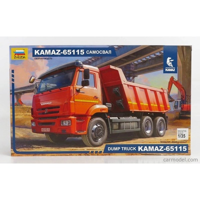 Zvezda Kamaz 65115 Truck Cassone Ribaltabile 2006 Movimento Terra 1:35