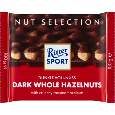 Ritter Sport Nussklasse hořká s celými oříšky 100 g